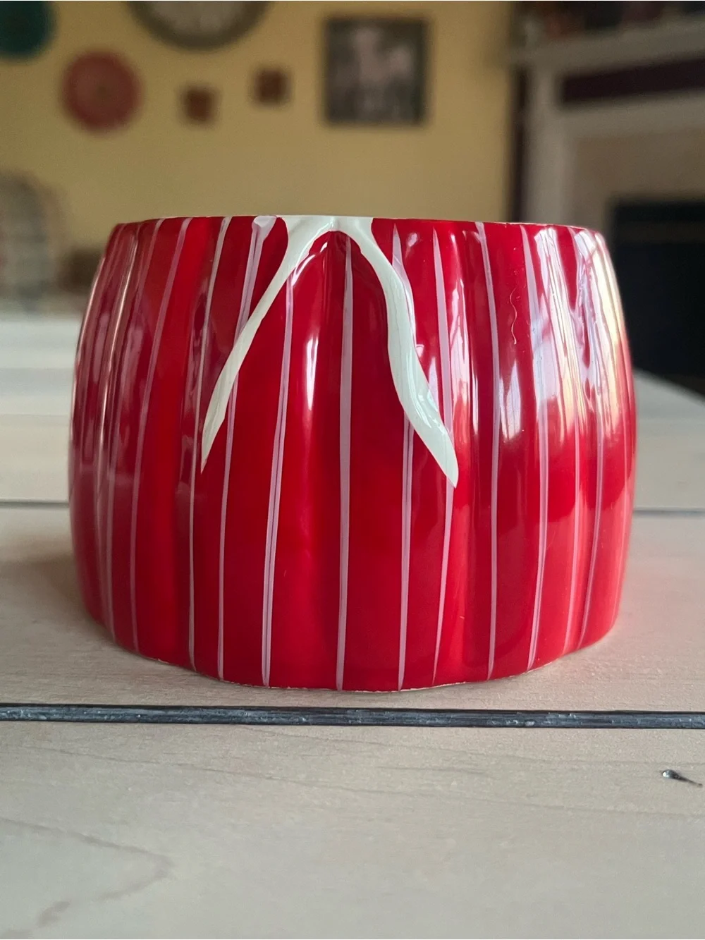 Mrs. Santa Ceramic Sugar & Creamer Set - Red and White Holiday Decor